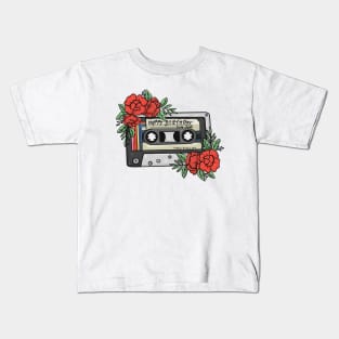 Cassette Mix Tape - The Last of Us - Joel and Ellie Kids T-Shirt